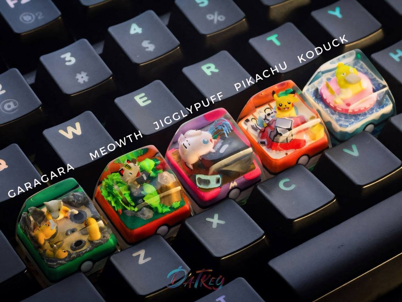 Bulbasaur Keycap, Pokemon Keycap, Keycap Set, Esc Keycap, Keycap for MX Cherry Switches Keyboard, Handmade Gift